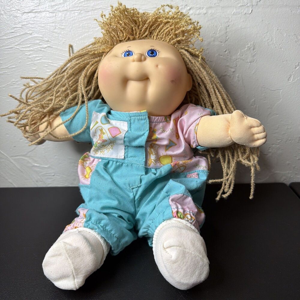 1991 Hasbro Cabbage Patch Kids Doll Pretty Crimp and Curl 13" CPK #30800